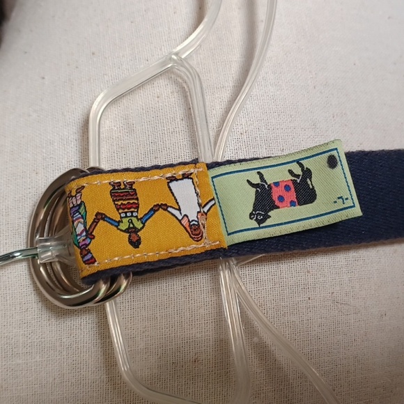 The Belted Cow Youth D-Ring Around The World Friends Belt-L, 33" L Plus D-ring - Picture 5 of 6